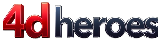 4d heroes logo